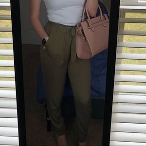 Army green pants